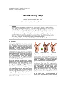 Smooth Geometry Images