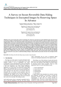 www.ijecs.in International Journal Of Engineering And Computer Science ISSN:2319-7242