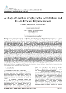 www.ijecs.in International Journal Of Engineering And Computer Science ISSN:2319-7242