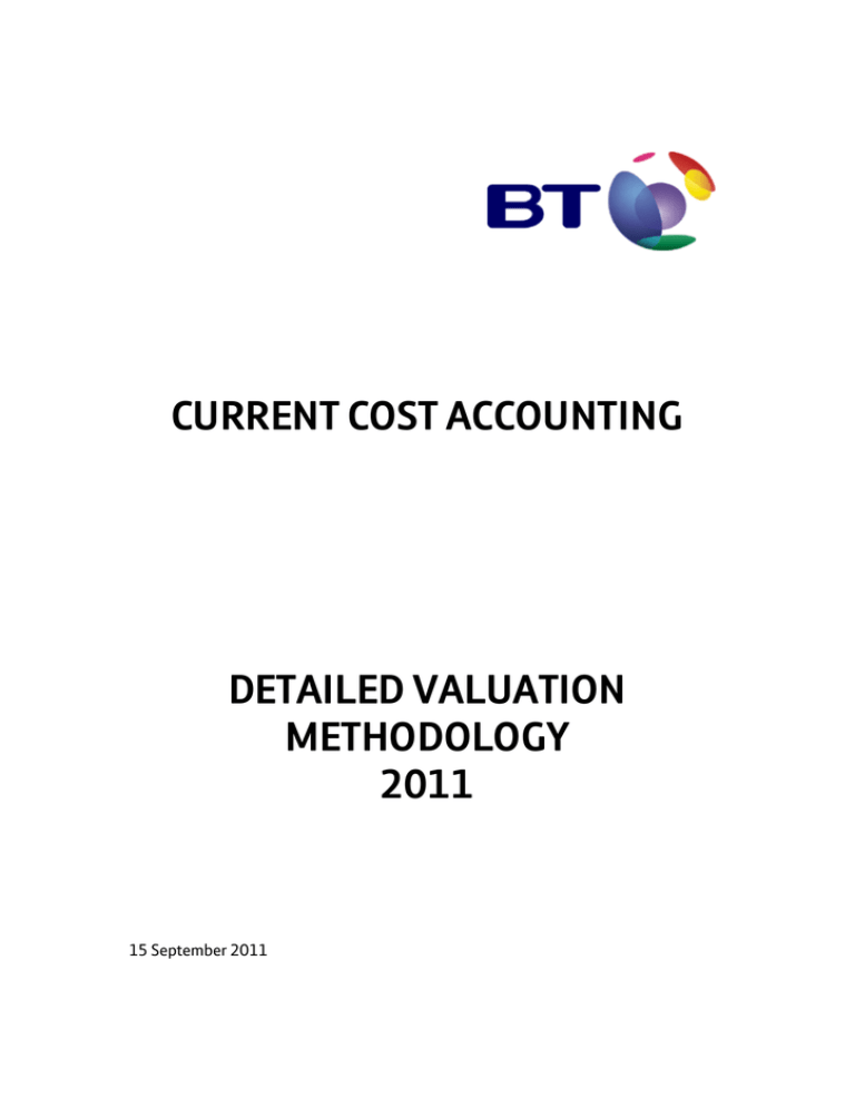 current-cost-accounting-detailed-valuation-methodology