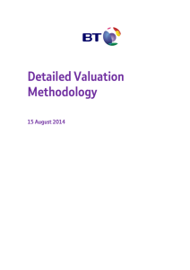 Detailed Valuation Methodology 15 August 2014