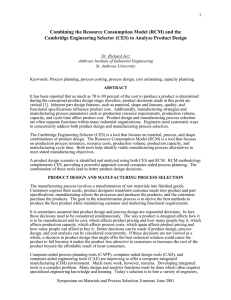 Combining the Resource Consumption Model (RCM) and the