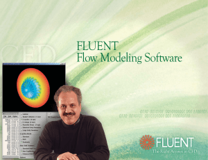 FLUENT Flow Modeling Software