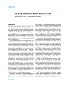 Free-energy calculations in structure-based drug design 5 INTRODUCTION