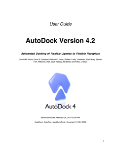 AutoDock Version 4.2 User Guide