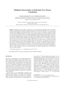 Multipole Electrostatics in Hydration Free Energy Calculations