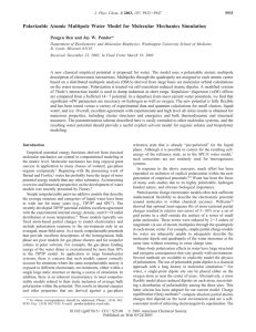 Polarizable Atomic Multipole Water Model for Molecular Mechanics Simulation