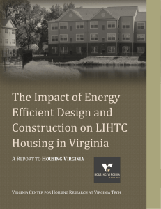 The Impact of Energy Efficient Design and Construction on LIHTC
