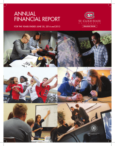ANNUAL FINANCIAL REPORT FOR THE YEARS ENDED JUNE 30, 2014 and 2013