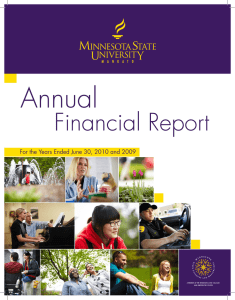 Annual Financial Report For the Years Ended June 30, 2010 and 2009