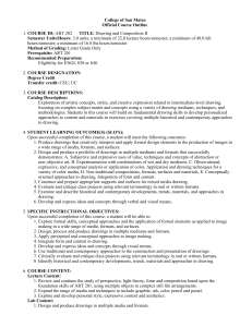 College of San Mateo Official Course Outline COURSE ID: Semester Units/Hours: