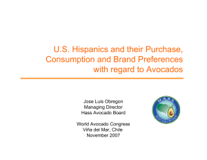 U.S. Hispanics and their Purchase, Consumption and Brand Preferences
