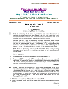 Pinnacle Academ y  Mock Test Series for