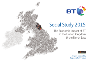 Social Study 2015 The Economic Impact of BT in the United Kingdom