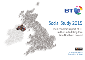 Social Study 2015 The Economic Impact of BT in the United Kingdom