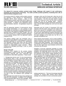 Technical Article WIRELESS ANTENNA INTERFACE