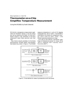 Thermometer-on-a-Chip Simplifies Temperature Measurement Using the DS1620, by Scott Edwards