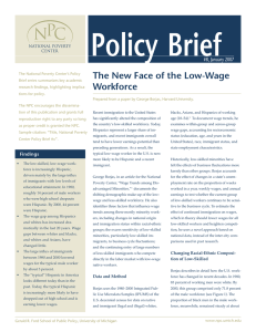 Policy Brief The New Face of the Low-Wage Workforce #8, January 2007