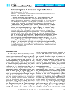 Surface composites: A new class of engineered materials