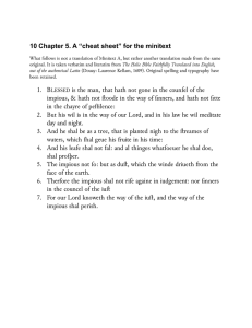 10 Chapter 5. A “cheat sheet” for the minitext