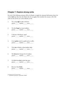 Chapter 7. Explore strong verbs