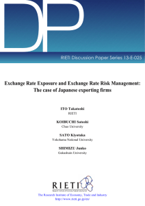 DP Exchange Rate Exposure and Exchange Rate Risk Management: