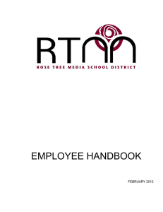 EMPLOYEE HANDBOOK FEBRUARY 2012