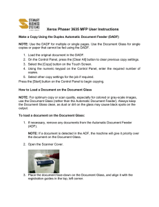 Xerox Phaser 3635 MFP User Instructions