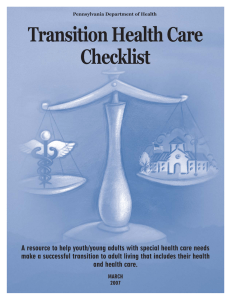 Transition Health Care Checklist