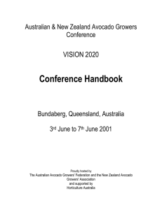 Conference Handbook  VISION 2020