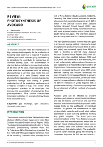 REVIEW: PHOTOSYNTHESIS OF