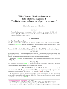Weil–Châtelet divisible elements in Tate–Shafarevich groups I: