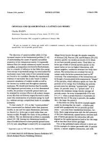 Volume 114A, number 7 PHYSICS LETTERS 10 March 1986