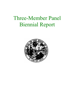 Three-Member Panel Biennial Report