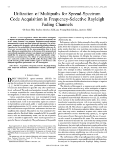 Utilization of Multipaths for Spread-Spectrum Code Acquisition in Frequency-Selective Rayleigh Fading Channels