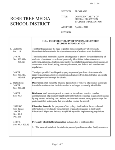 ROSE TREE MEDIA SCHOOL DISTRICT