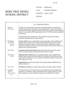 ROSE TREE MEDIA SCHOOL DISTRICT