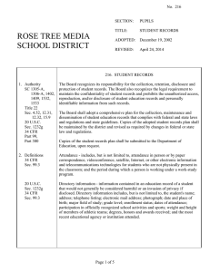 ROSE TREE MEDIA SCHOOL DISTRICT