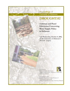 DROUGHT.02 Proceedings of A Debate and Panel Discussion Concerning