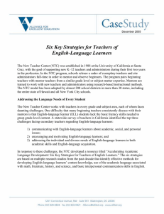 Six Key Strategies for Teachers of English-Language Learners