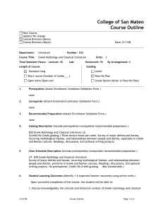 College of San Mateo Course Outline