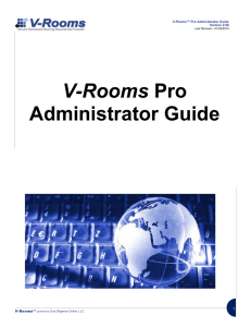 V-Rooms Administrator Guide  1