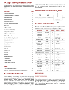 AC Capacitor Application Guide