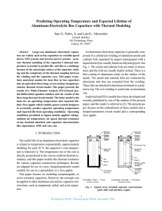 Predicting Operating Temperature and Expected Lifetime of