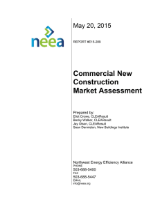 Commercial New Construction Market Assessment