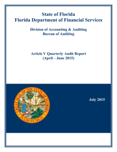 State of Florida Florida Department of Financial Services