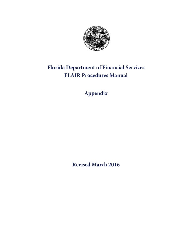 florida department of finances