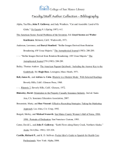 College of San Mateo Library  Faculty/Staff Author Collection - Bibliography