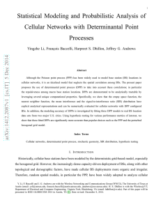 Statistical Modeling and Probabilistic Analysis of Cellular Networks with Determinantal Point Processes