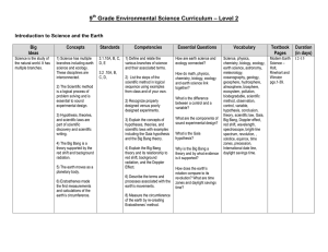 9 Grade Environmental Science Curriculum – Level 2